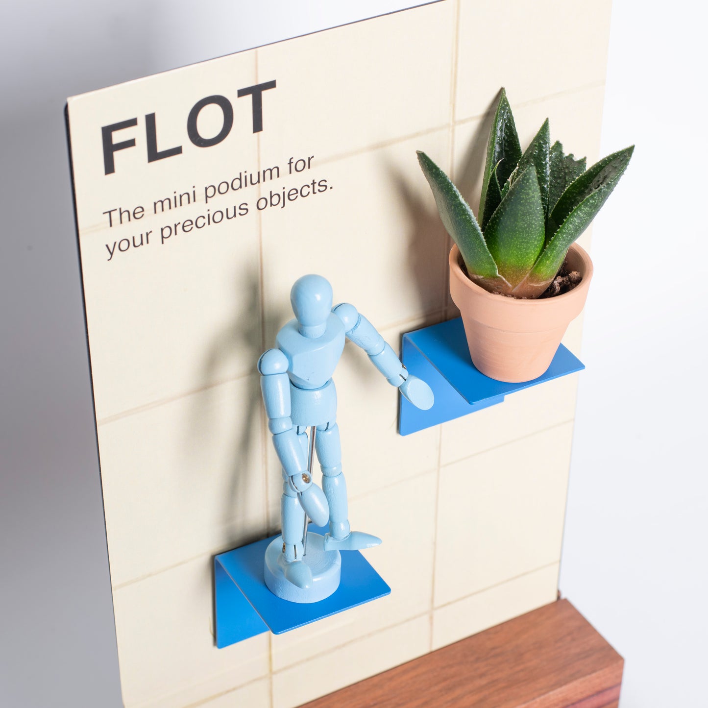 FLOT Mini Floating Shelves | Blue (Special Edition) beamalevich architecture gift design gift art gift