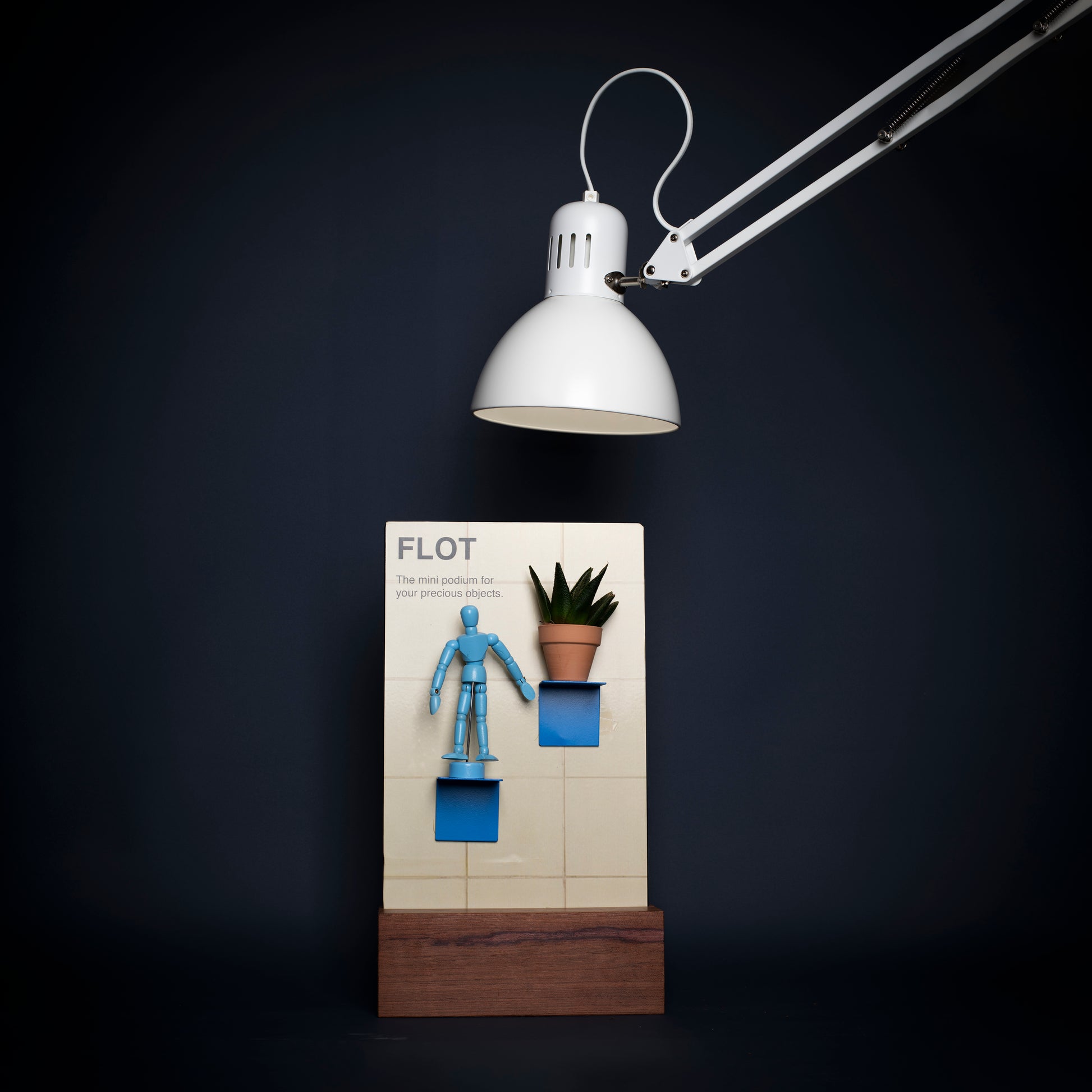 FLOT Mini Floating Shelves | Blue (Special Edition) beamalevich architecture gift design gift art gift