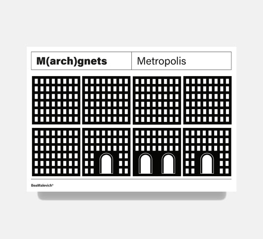 Metropolis Magnets beamalevich architecture gift design gift art gift