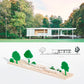 Shapes of Farnsworth House  beamalevich architecture gift design gift art gift