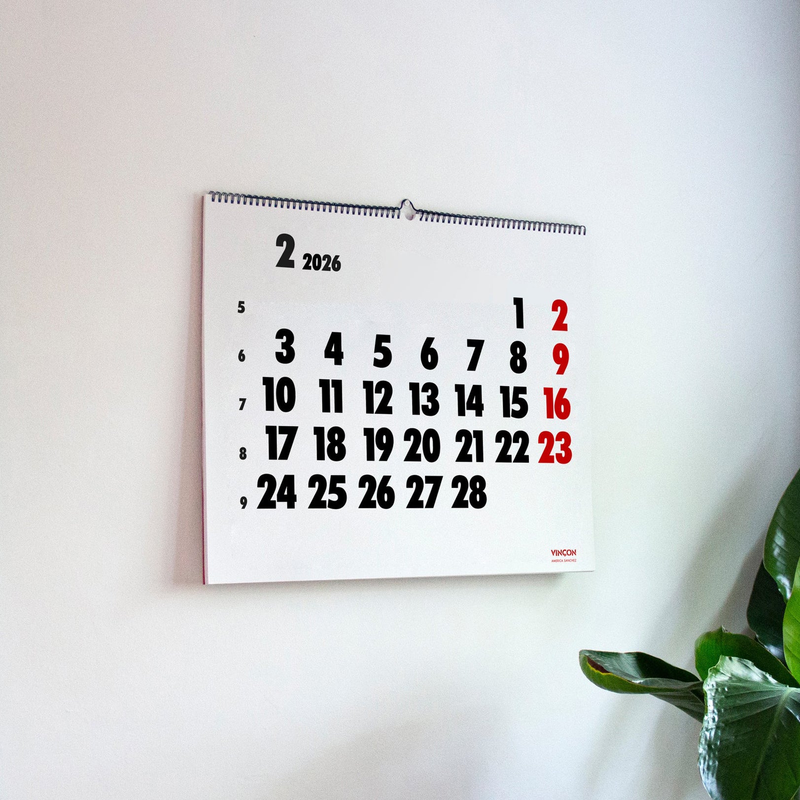 Vinçon | Wall Calendar 2026 beamalevich architecture gift design gift art gift