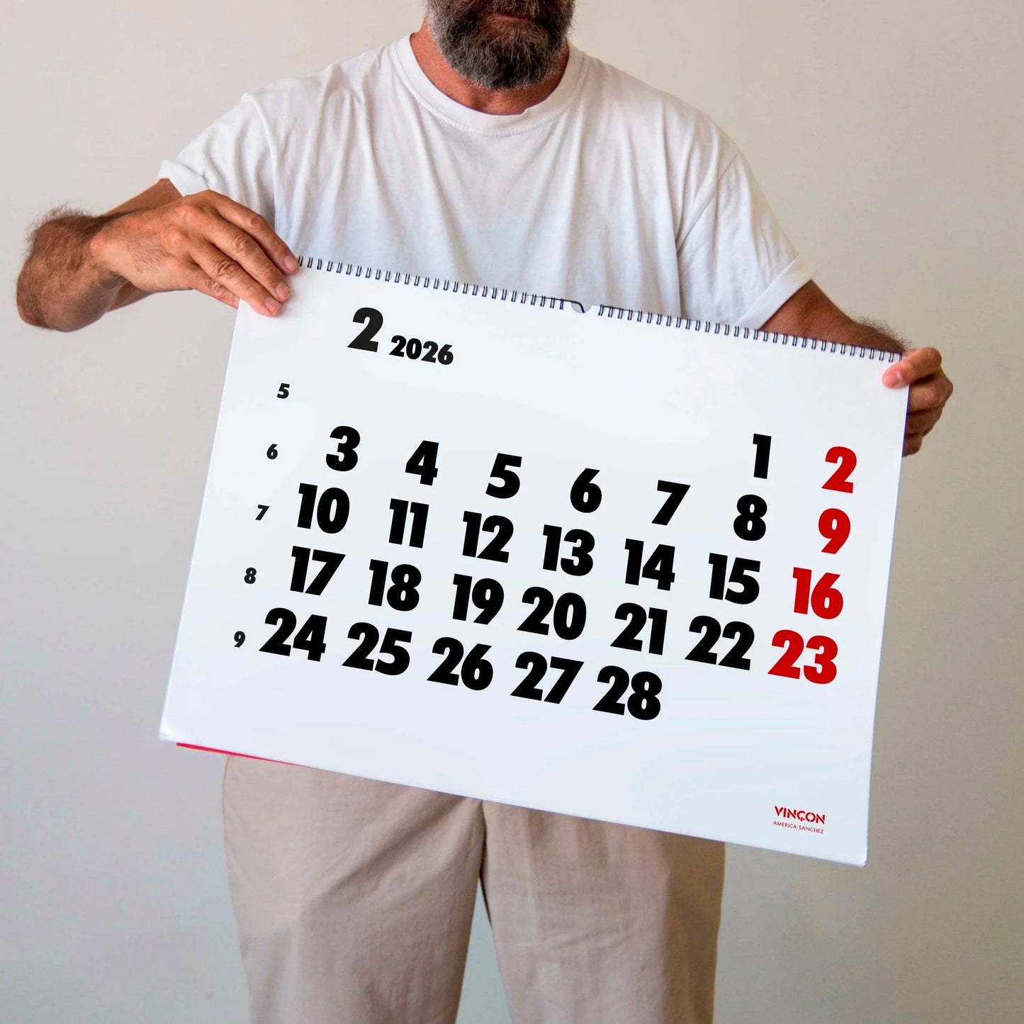 Vinçon | Wall Calendar 2026 beamalevich architecture gift design gift art gift