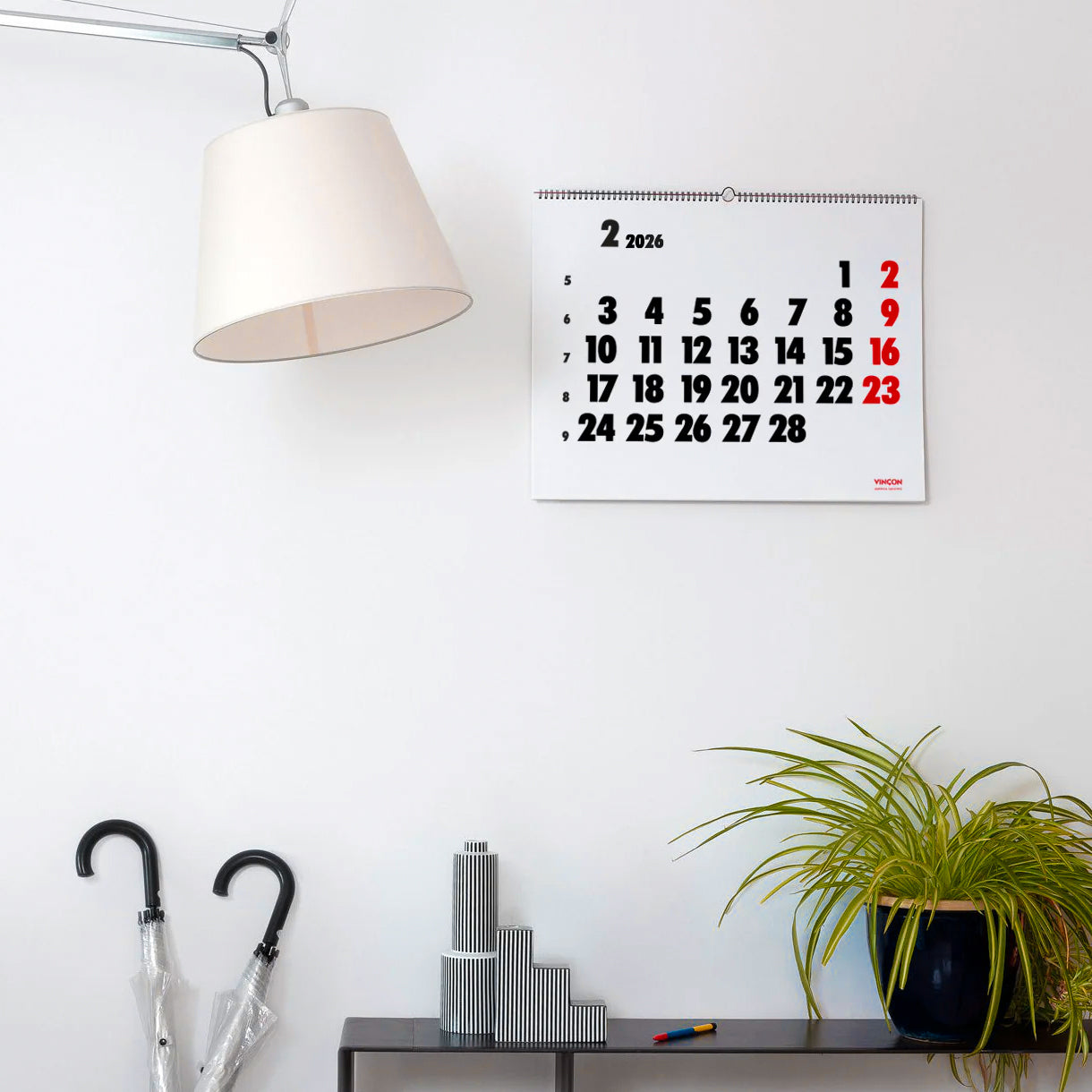 Vinçon | Wall Calendar 2026 beamalevich architecture gift design gift art gift