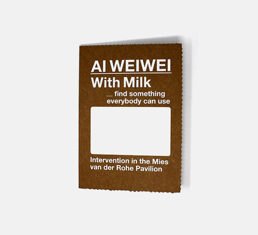 With Milk ...find something Book - Ai Weiwei  beamalevich architecture gift design gift art gift