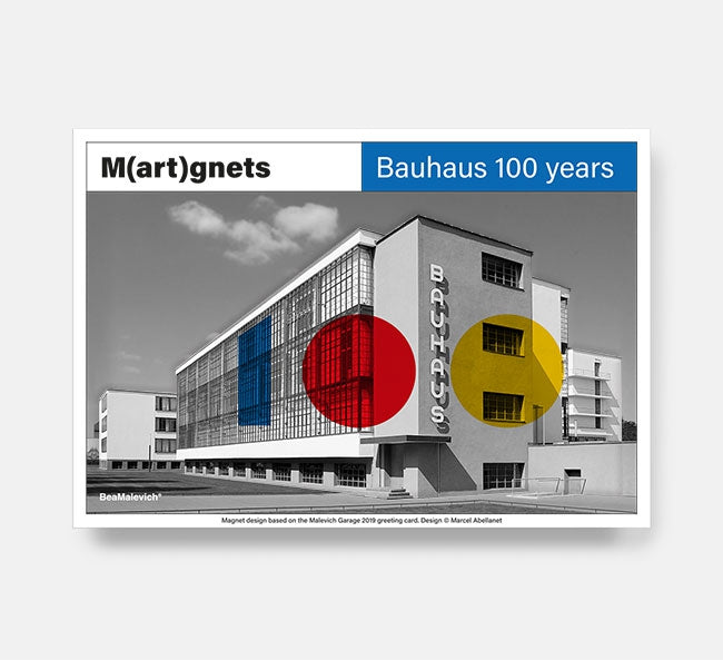 Monopol spild væk triathlon The Staatliches Bauhaus Dessau decorative fridge magnet – beamalevich