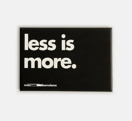 Mies Barcelona Magnet – Less is more  beamalevich architecture gift design gift art gift