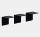 FLOT Mini Floating Shelves - Black  beamalevich architecture gift design gift art gift