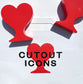 Heart Cutout Icon  beamalevich architecture gift design gift art gift