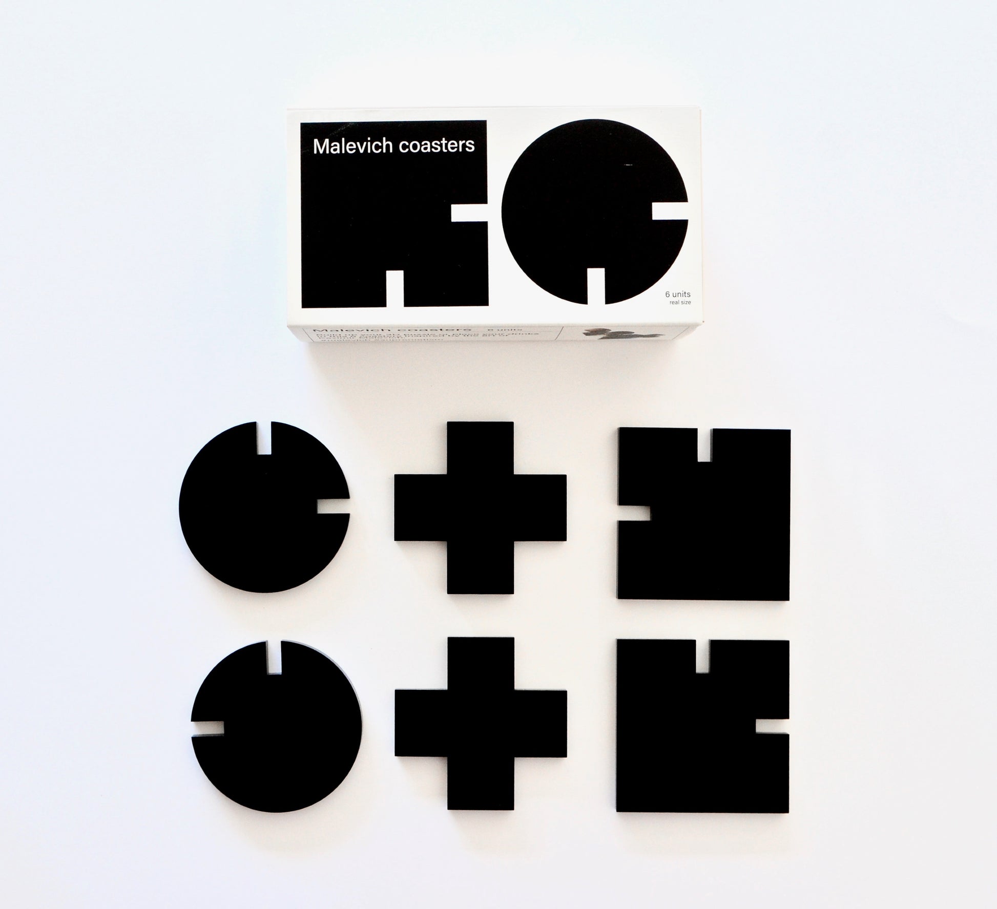 The 6 Malevich Coasters  beamalevich architecture gift design gift art gift
