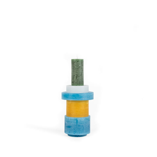 STAN EDITIONS Candl Stack 03 - Yellow & Blue  beamalevich architecture gift design gift art gift