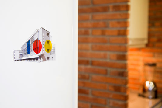 Bauhaus Dessau Magnet  beamalevich architecture gift design gift art gift