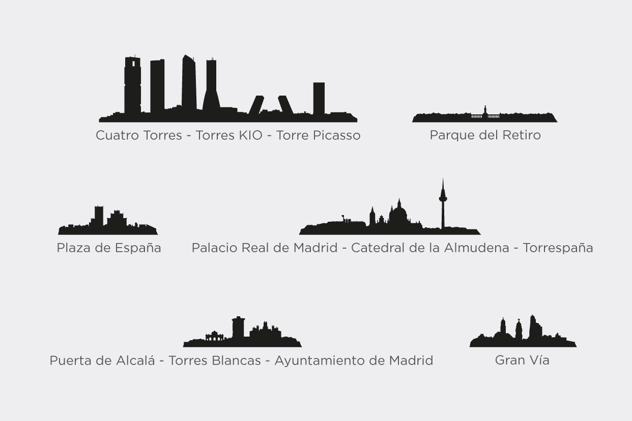 Shapes of Madrid freeshipping - beamalevich