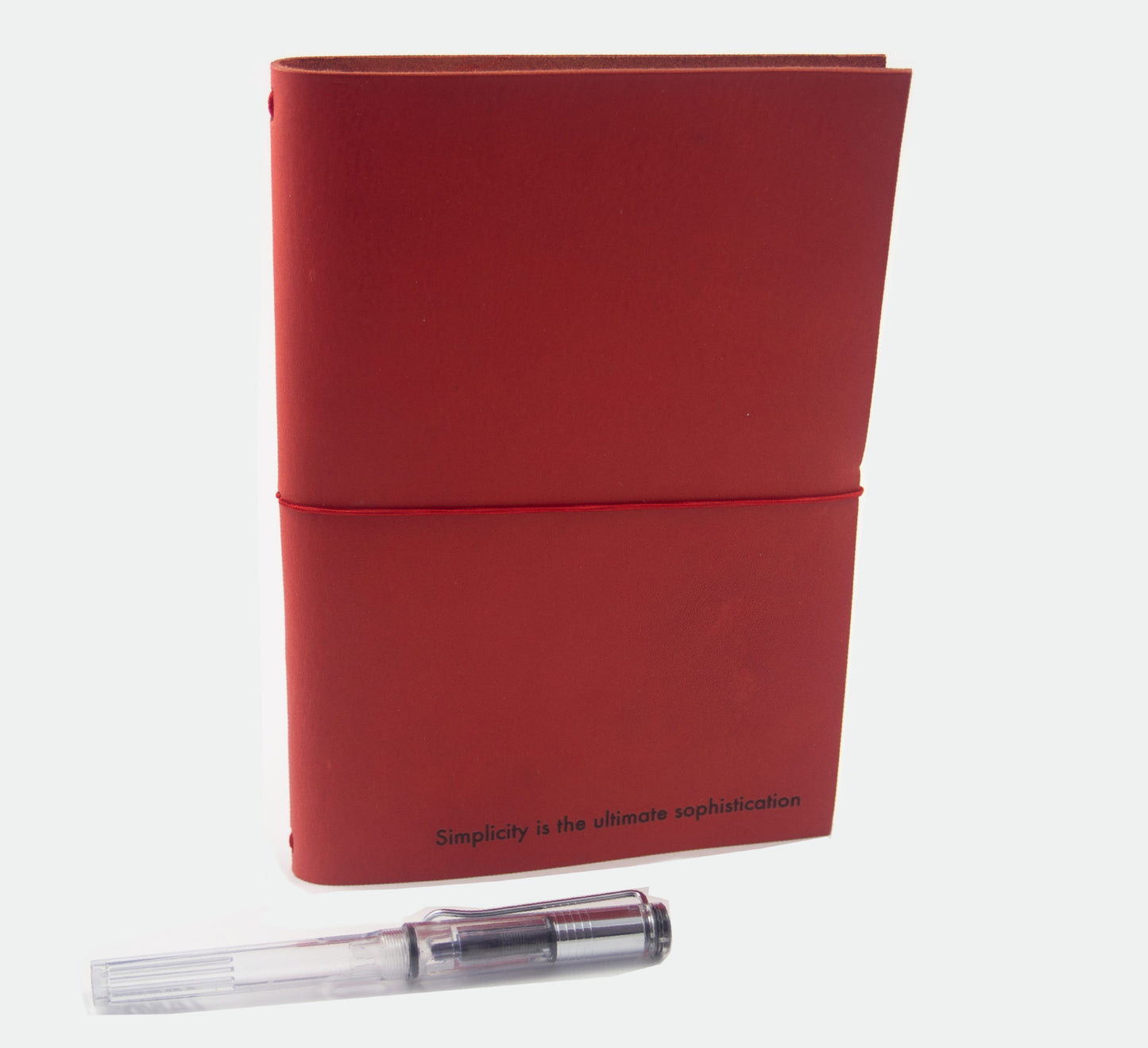 Simplicity is... A5 Leather Journal kit - Red freeshipping - beamalevich